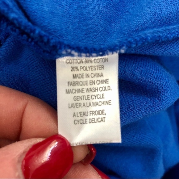 NWT Echo blue coverup skirt with front pocket that has a velcro close. Large - Picture 7 of 9